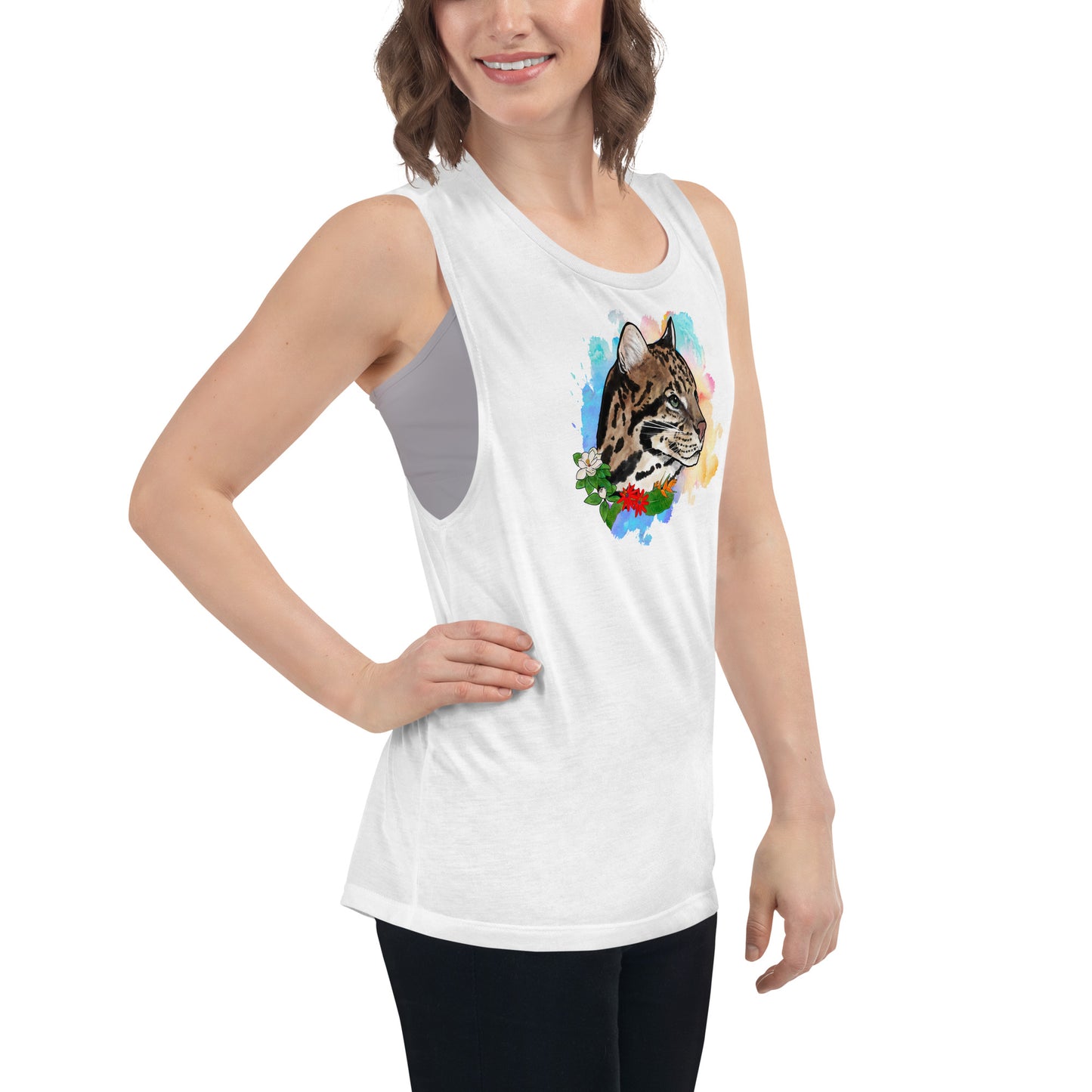 Ocelot Ladies’ Muscle Tank