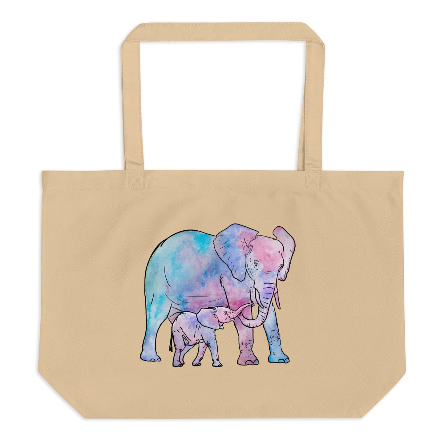 Large organic tote bag