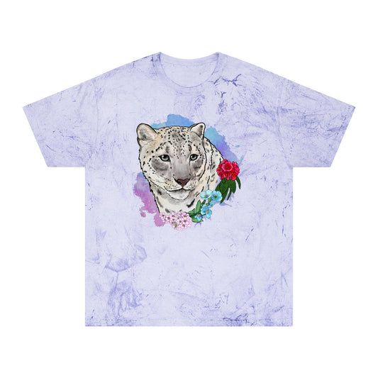Snow Leopard Color Blast T-Shirt