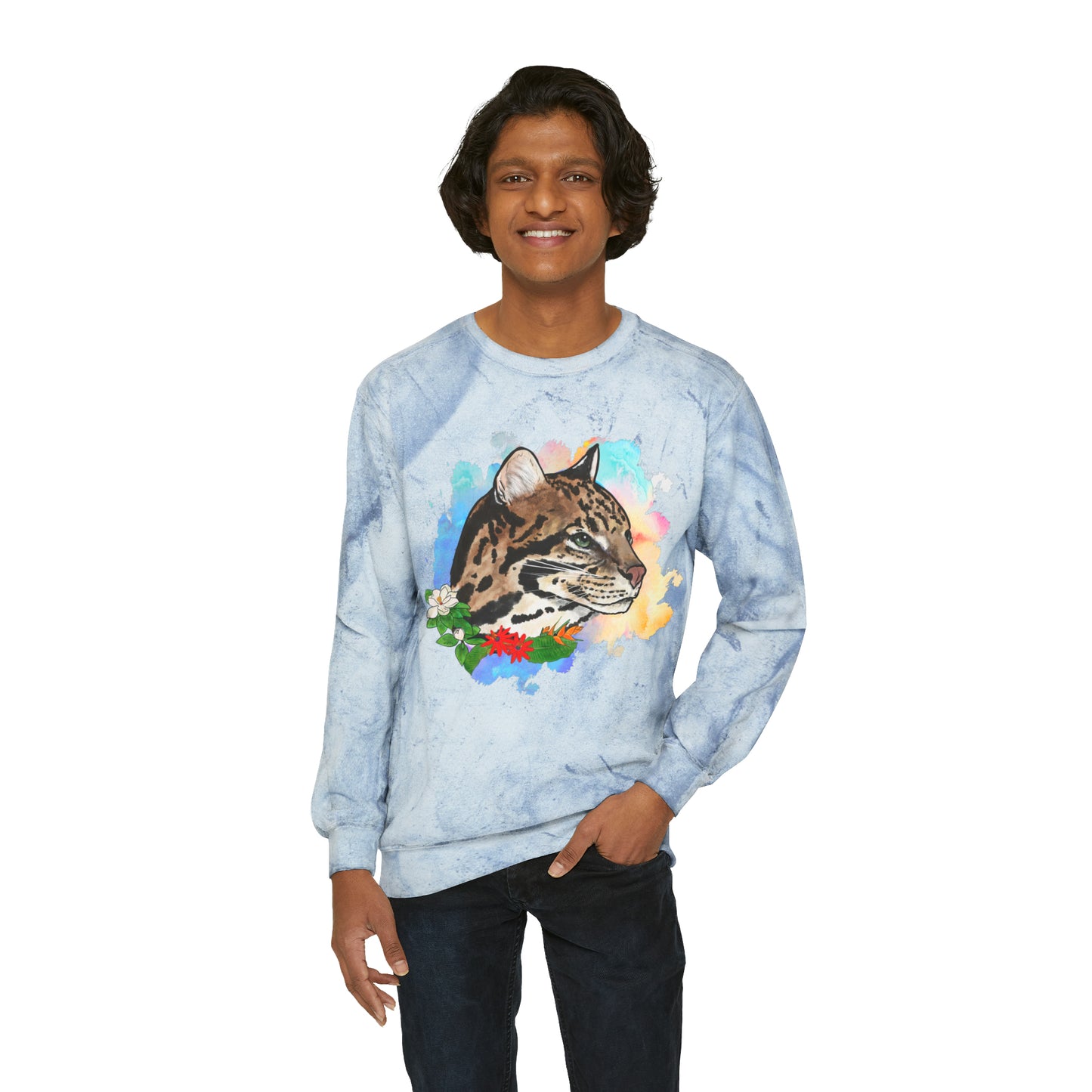 Ocelot Comfort Colors Crewneck Sweatshirt