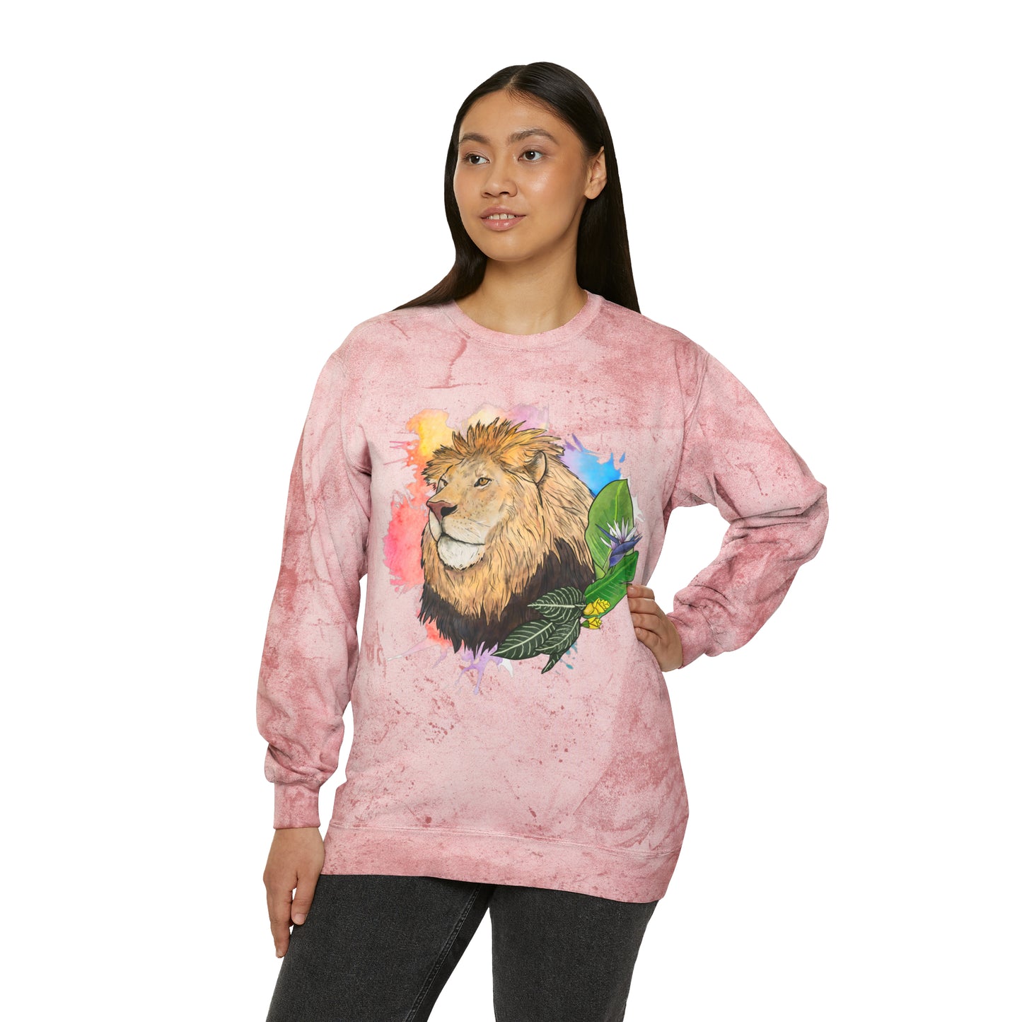 Lion Comfort Colors Crewneck Sweatshirt