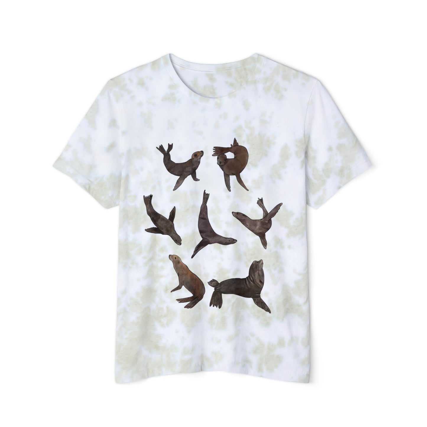 Sea Lion Tie-Dyed T-Shirt