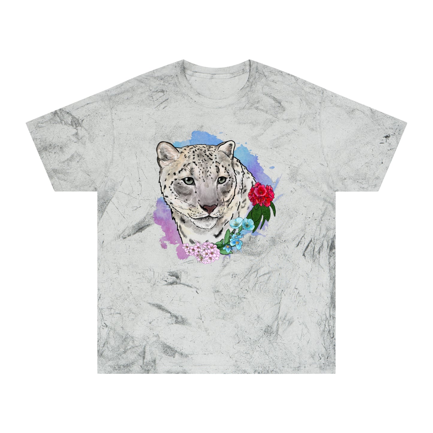 Snow Leopard Color Blast T-Shirt