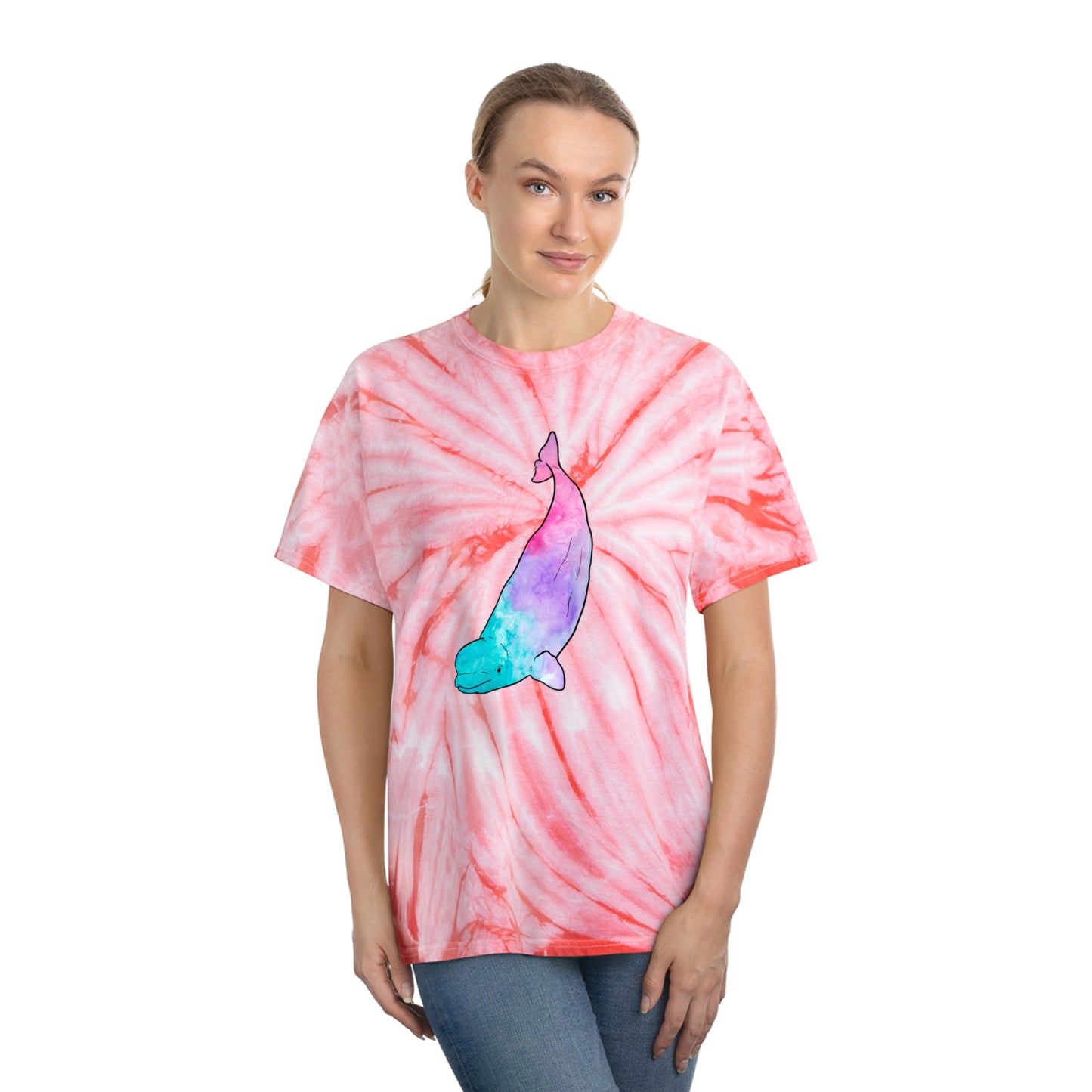 Beluga Cool Tones Tie-Dye Tee, Cyclone