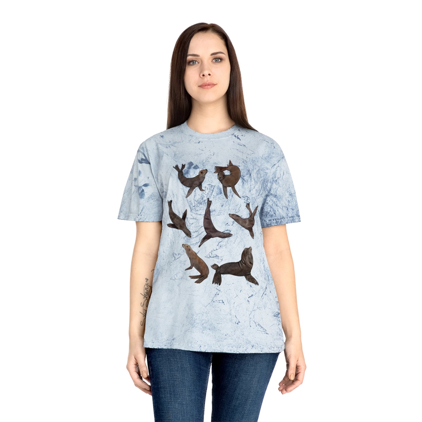 Sea Lion Comfort Colors Color Blast T-Shirt
