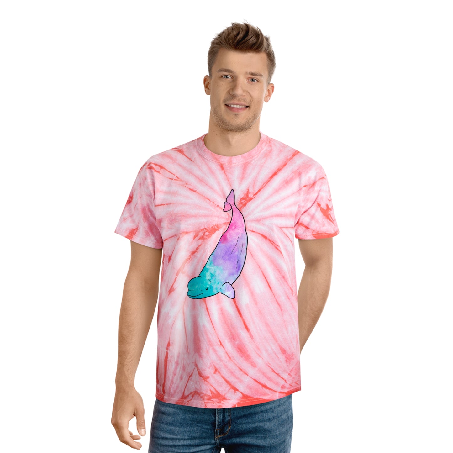 Beluga Cool Tones Tie-Dye Tee, Cyclone