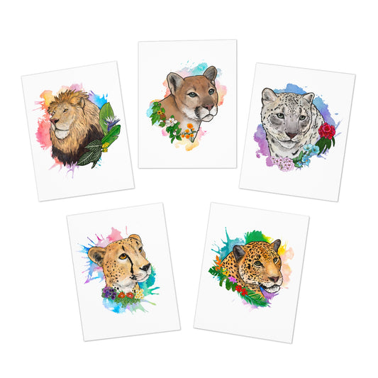 Big Cat Greeting Cards (5-Pack)