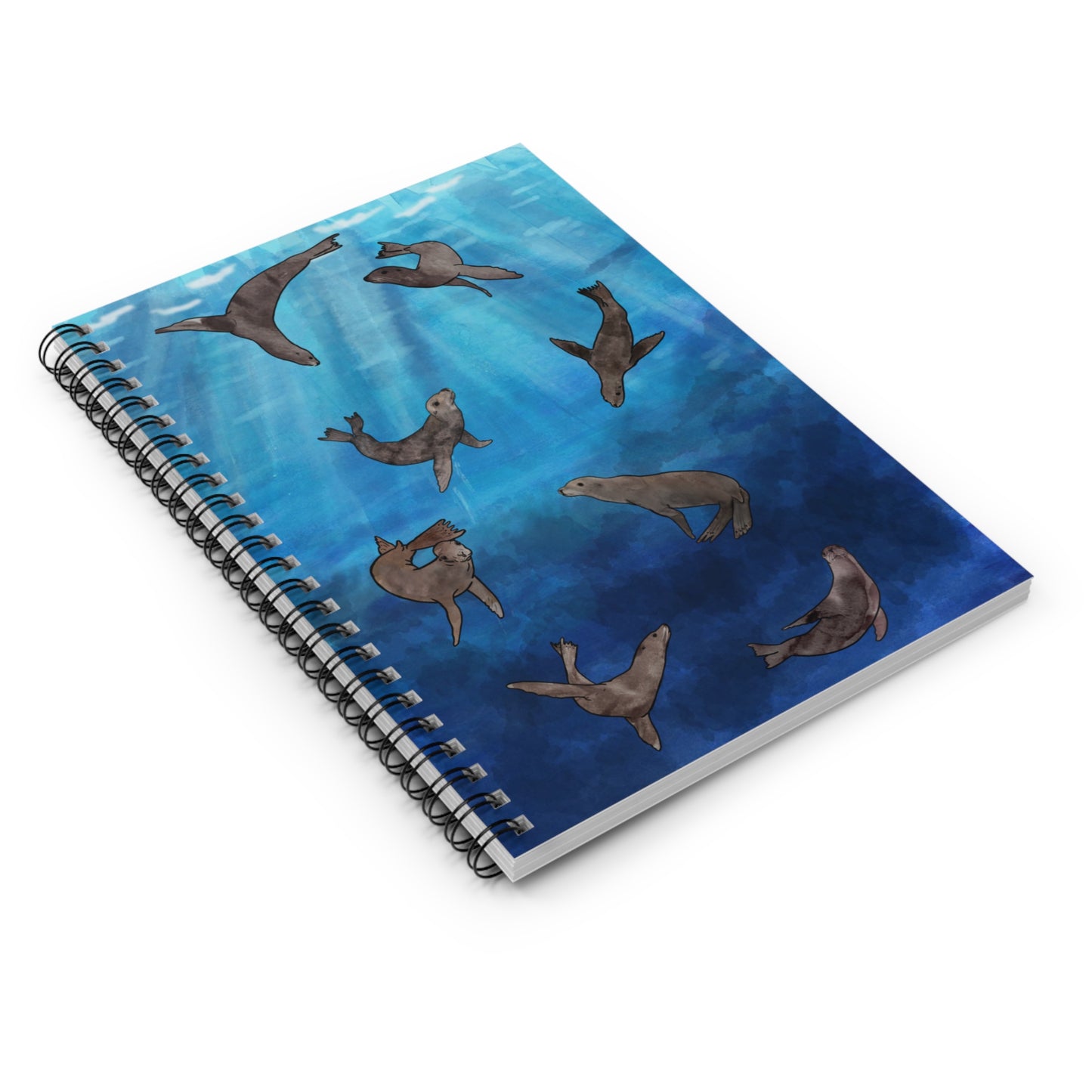 Sea Lion Spiral Notebook - Ruled Line