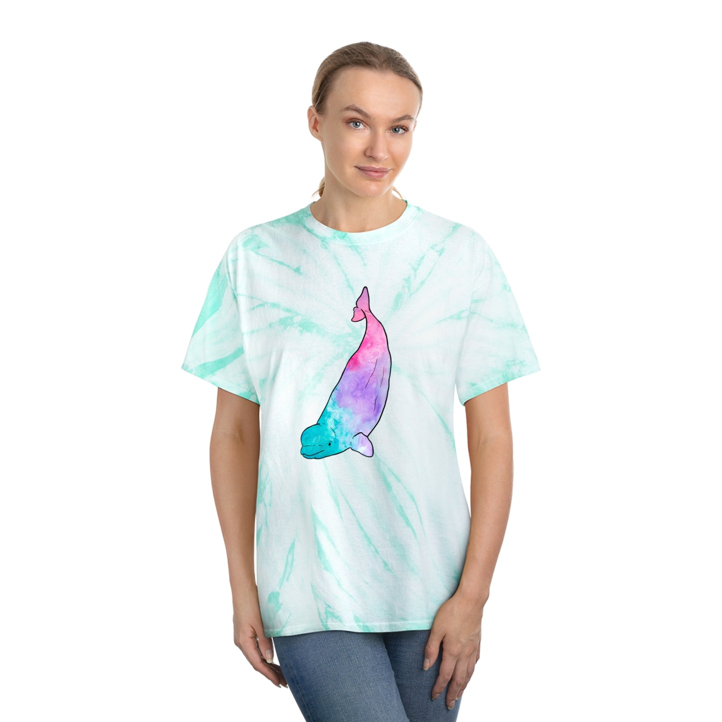 Beluga Cool Tones Tie-Dye Tee, Cyclone