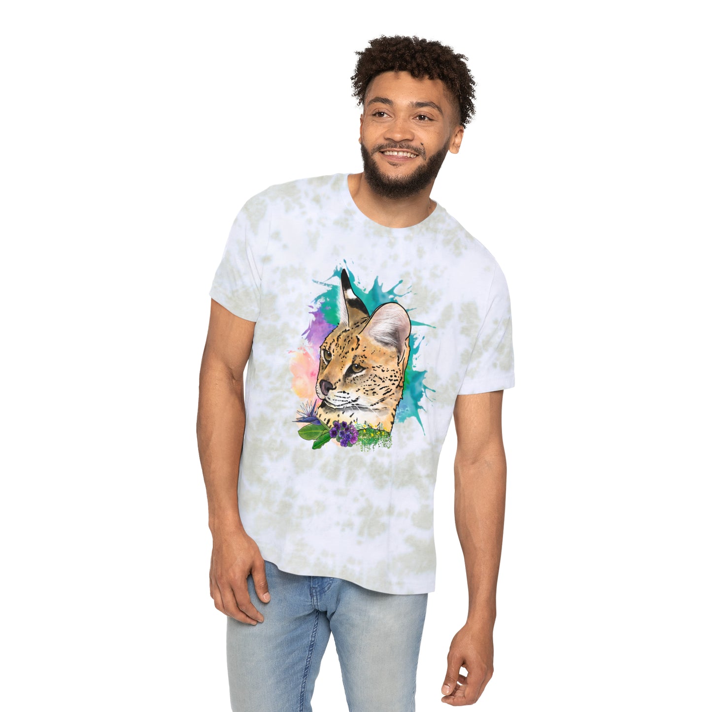 Serval Tie-Dyed T-Shirt