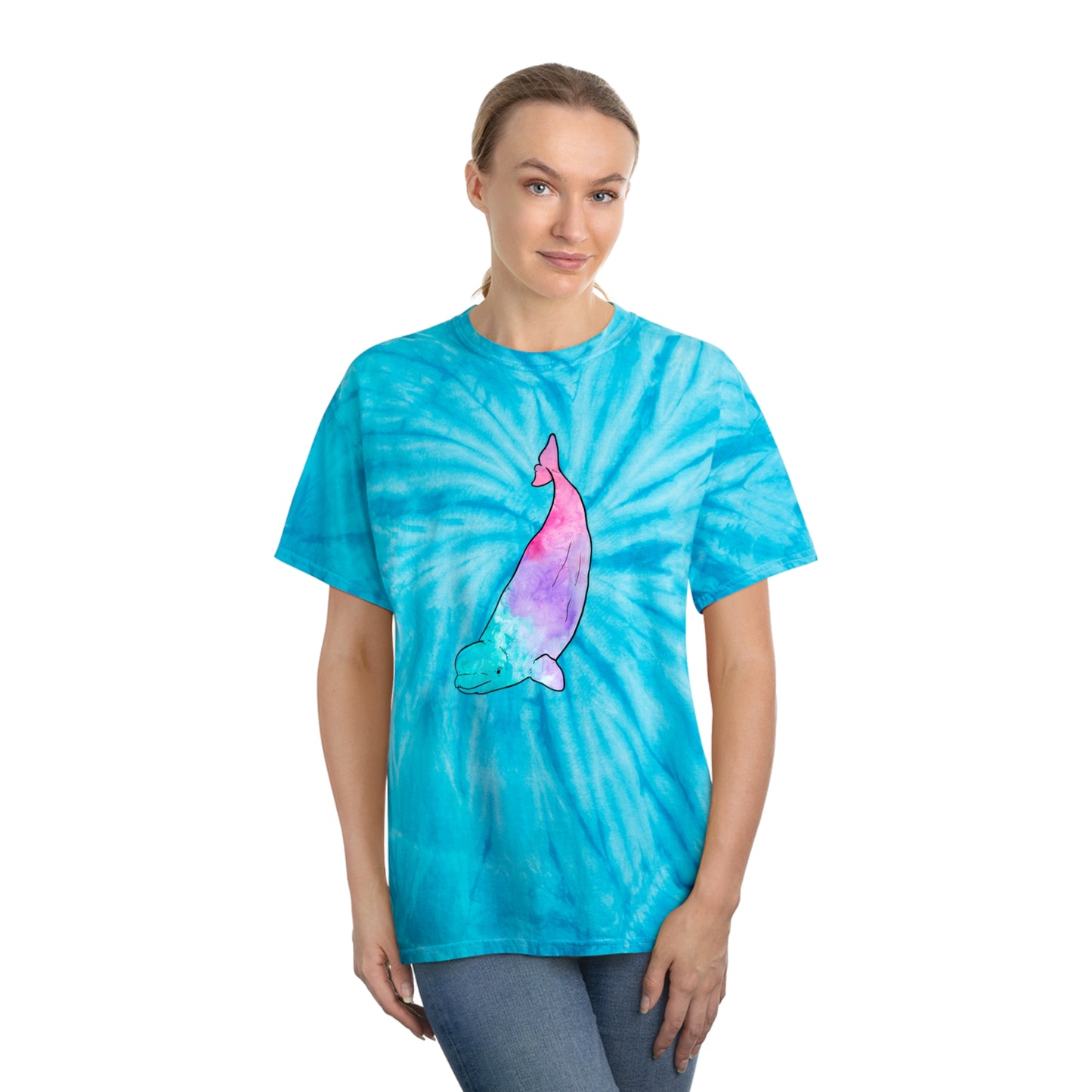 Beluga Cool Tones Tie-Dye Tee, Cyclone