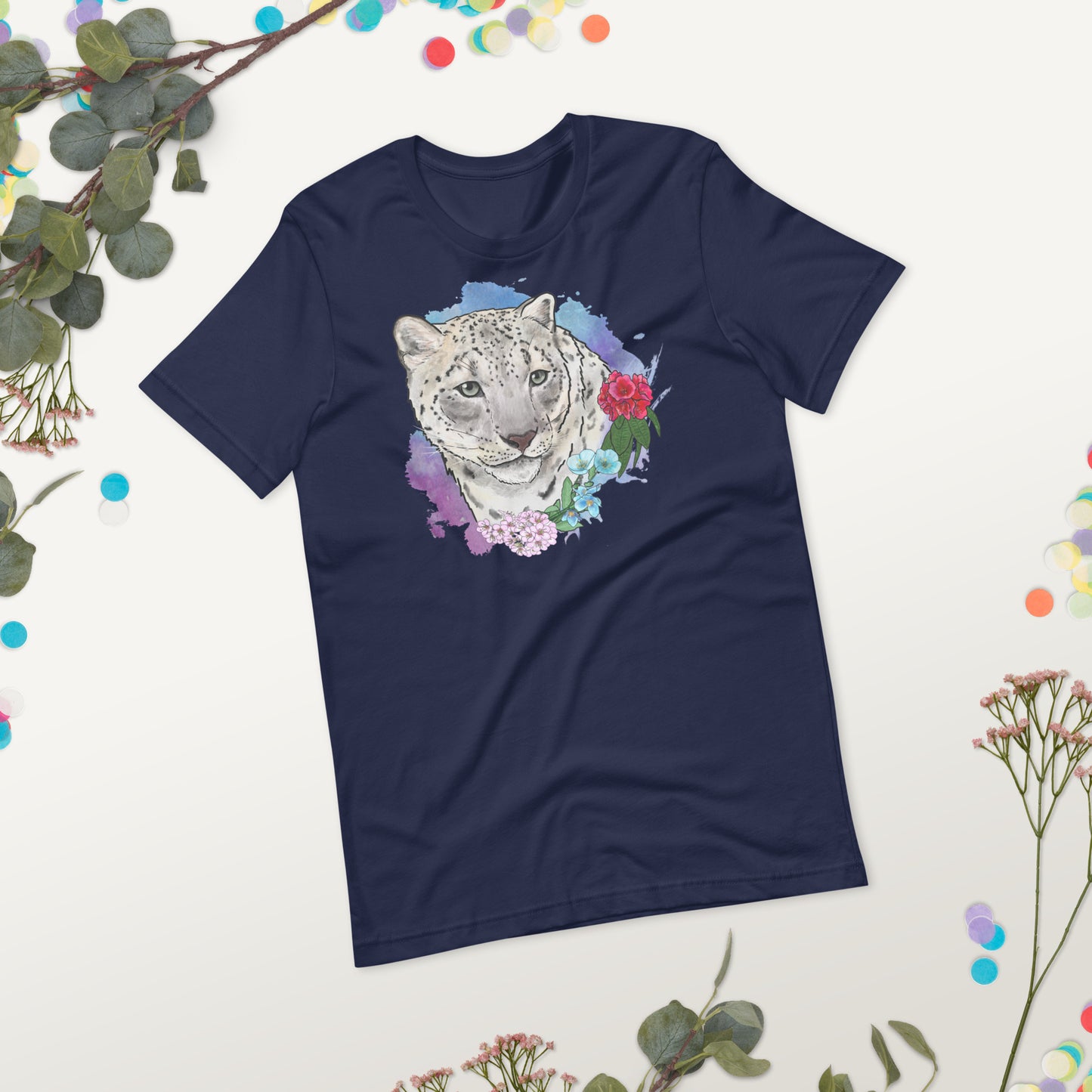 Snow Leopard Unisex t-shirt