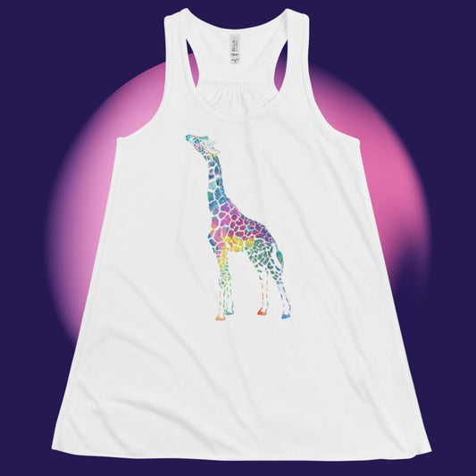 Giraffe Flowy Racerback Tank